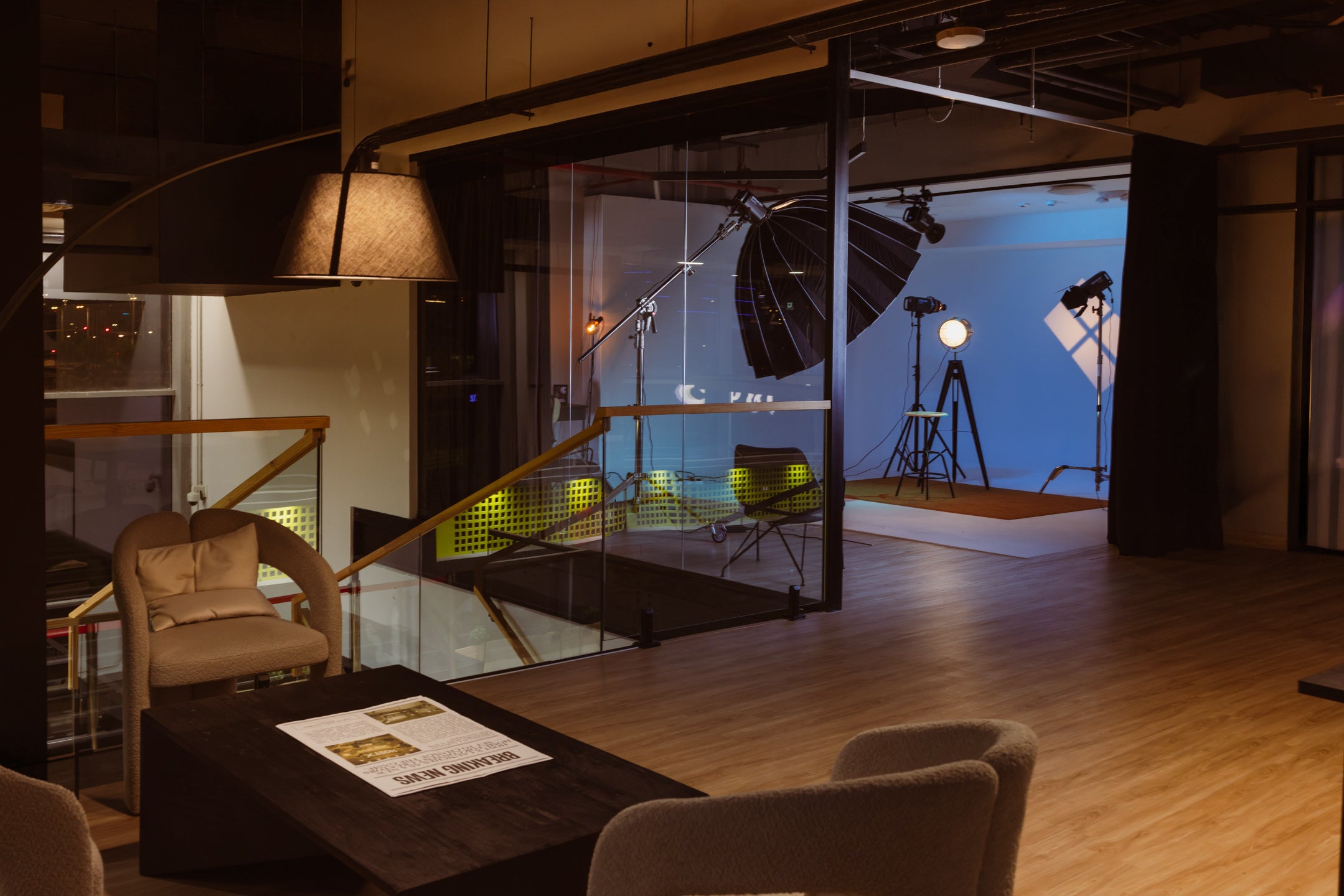 Studio A: Smart Multi-Color Cyclorama Studio