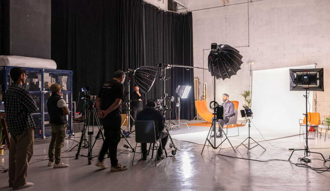 The Arena - Studio with Media Crew & Camera Kit